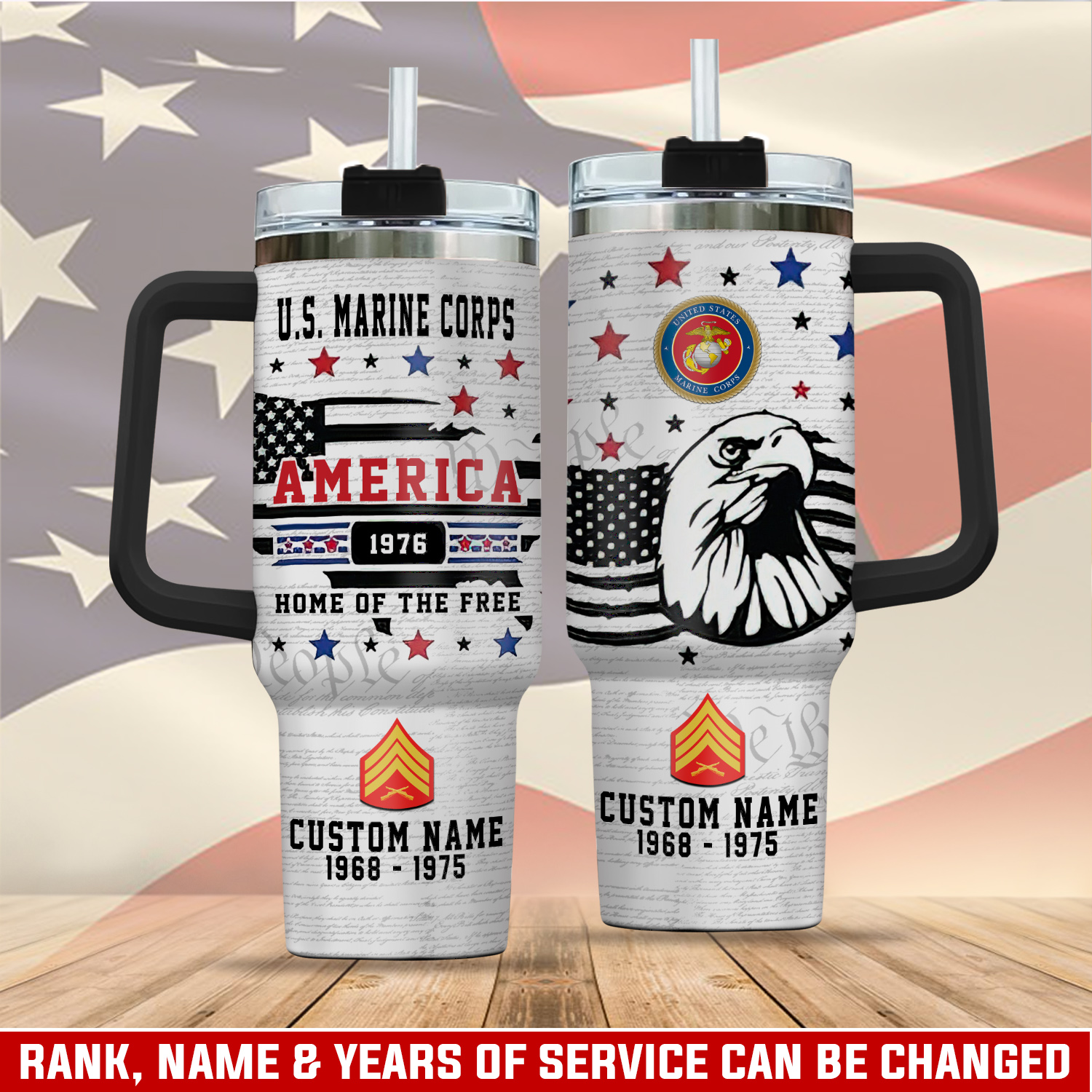 United States Marine Corps Custom Stanley Cup 40 oz 30 oz Tumbler With HandleTVC2301759