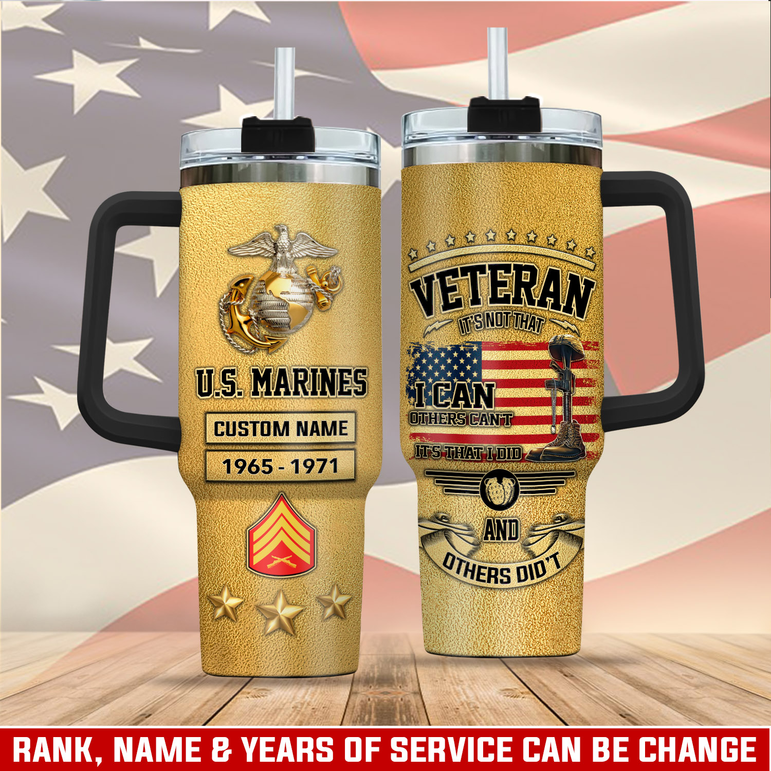 United States Marine Corps Custom Stanley Cup 40 oz 30 oz Tumbler With HandleTVC2301760