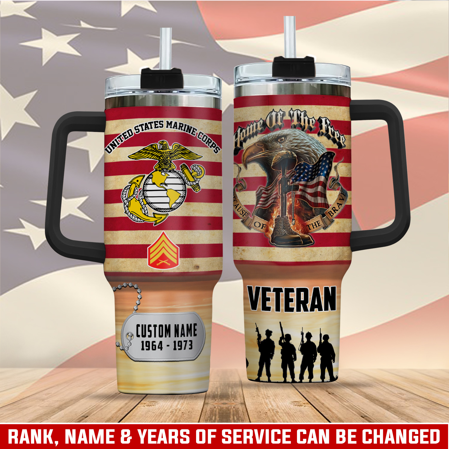 United States Marine Corps Custom Stanley Cup 40 oz 30 oz Tumbler With HandleTVC2301761