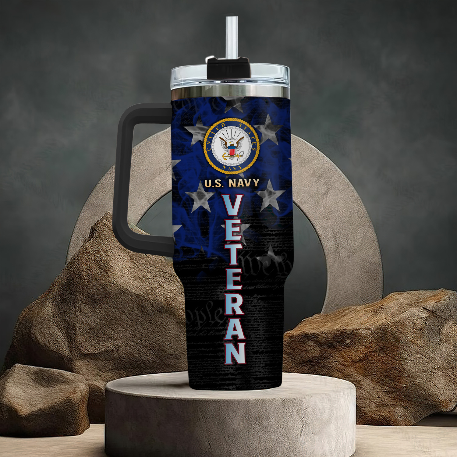 United States Navy Custom Stanley Cup 40 oz 30 oz Tumbler With HandleTVC2301111 - Image 3