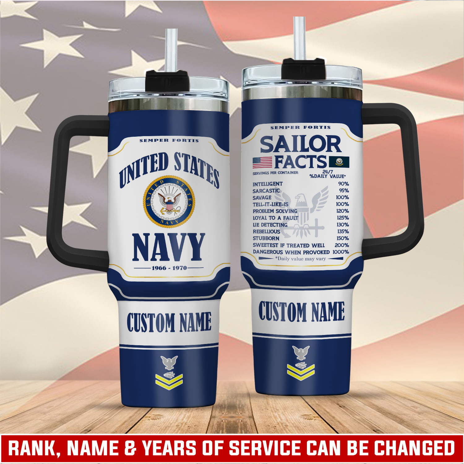 United States Navy Custom Stanley Cup 40 oz 30 oz Tumbler With HandleTVC2301111