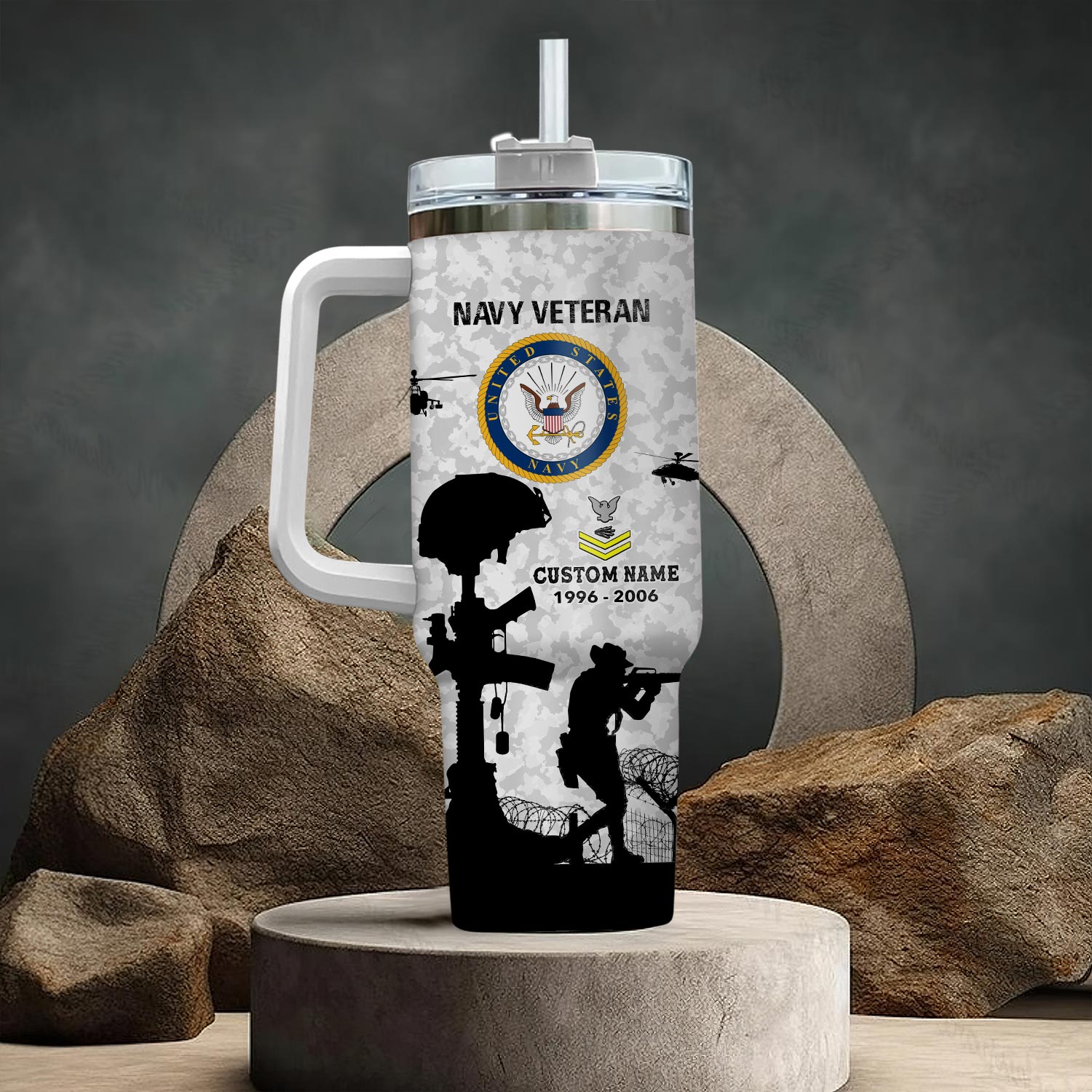 United States Navy Custom Stanley Cup 40 oz 30 oz Tumbler With HandleTVC2301112 - Image 3