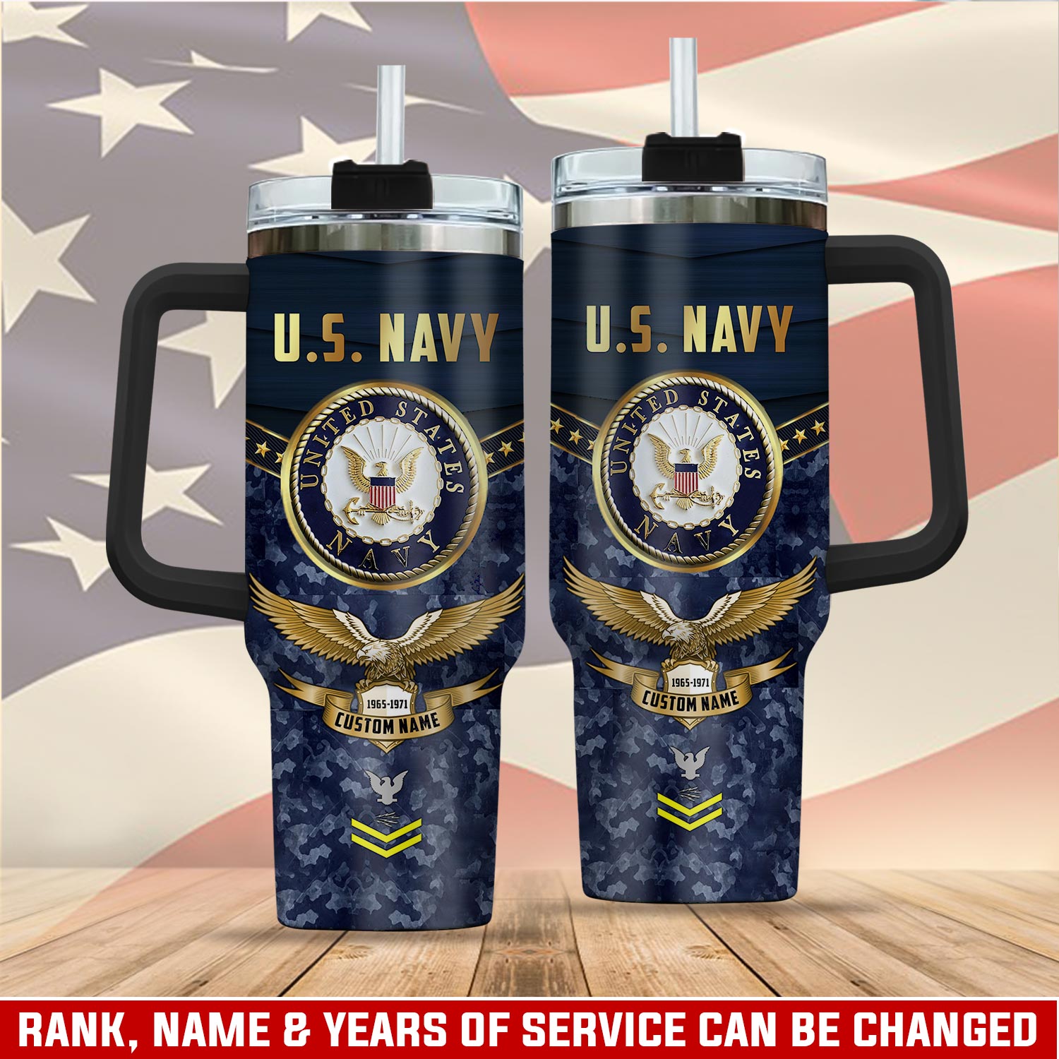 United States Navy Custom Stanley Cup 40 oz 30 oz Tumbler With HandleTVC2301112