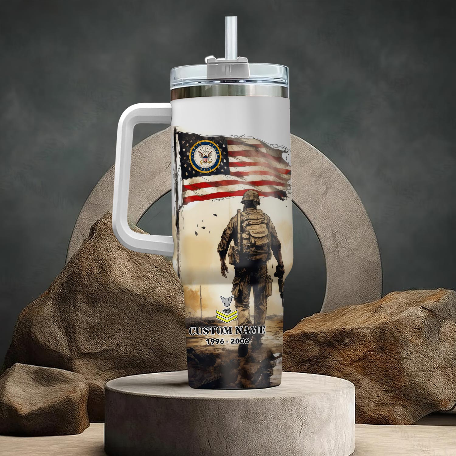 United States Navy Custom Stanley Cup 40 oz 30 oz Tumbler With HandleTVC2301112 - Image 3