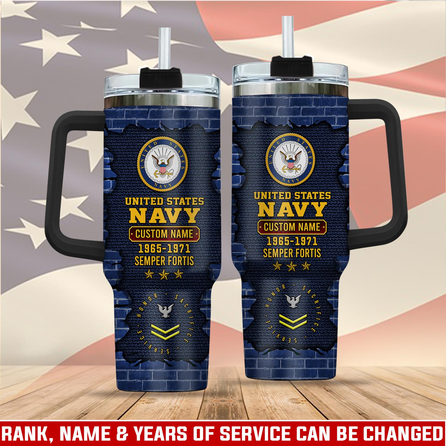 United States Navy Custom Stanley Cup 40 oz 30 oz Tumbler With HandleTVC2301113