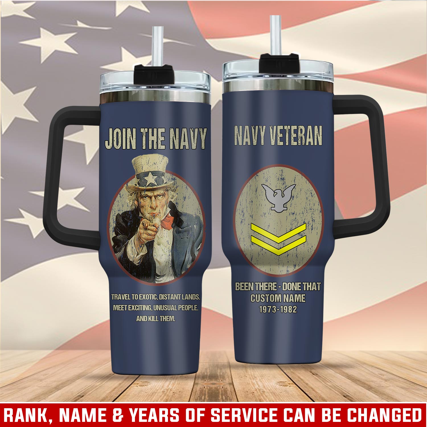 United States Navy Custom Stanley Cup 40 oz 30 oz Tumbler With HandleTVC2301113