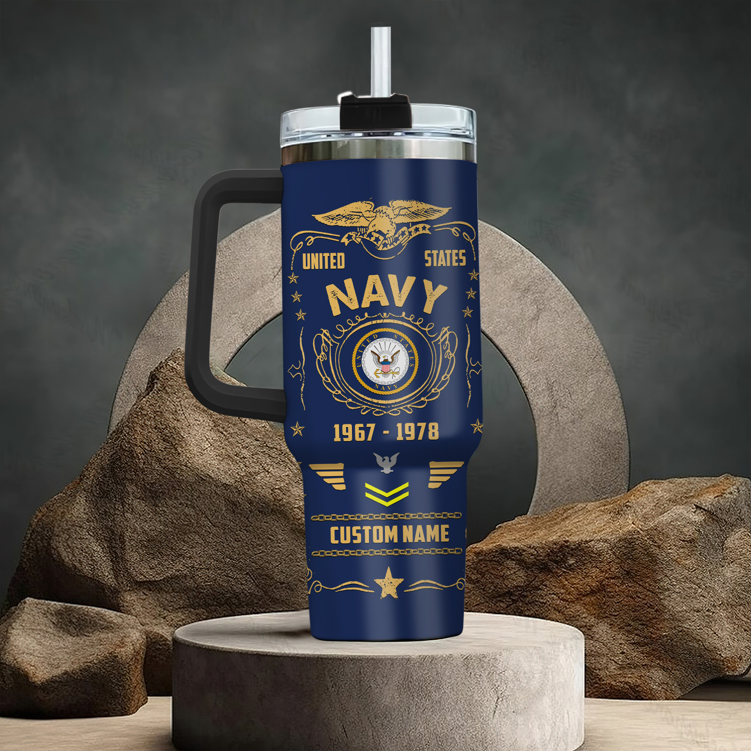 United States Navy Custom Stanley Cup 40 oz 30 oz Tumbler With HandleTVC2301284 - Image 3