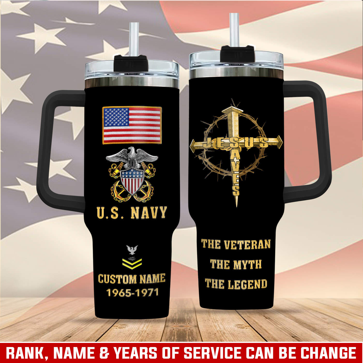 United States Navy Custom Stanley Cup 40 oz 30 oz Tumbler With HandleTVC2301287