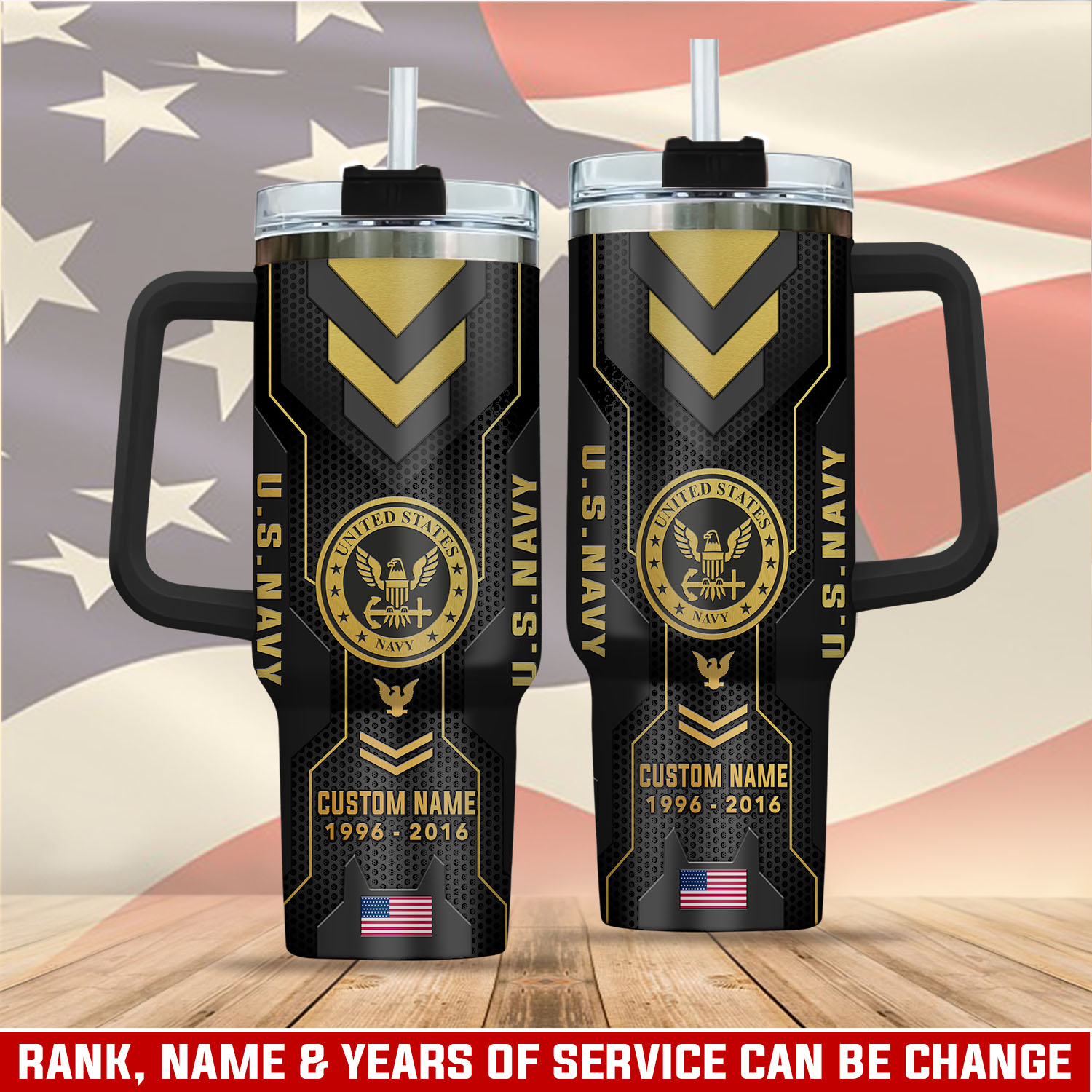 United States Navy Custom Stanley Cup 40 oz 30 oz Tumbler With HandleTVC2301287