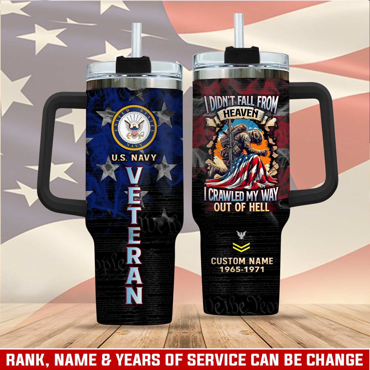 United States Navy Custom Stanley Cup 40 oz 30 oz Tumbler With HandleTVC2301288