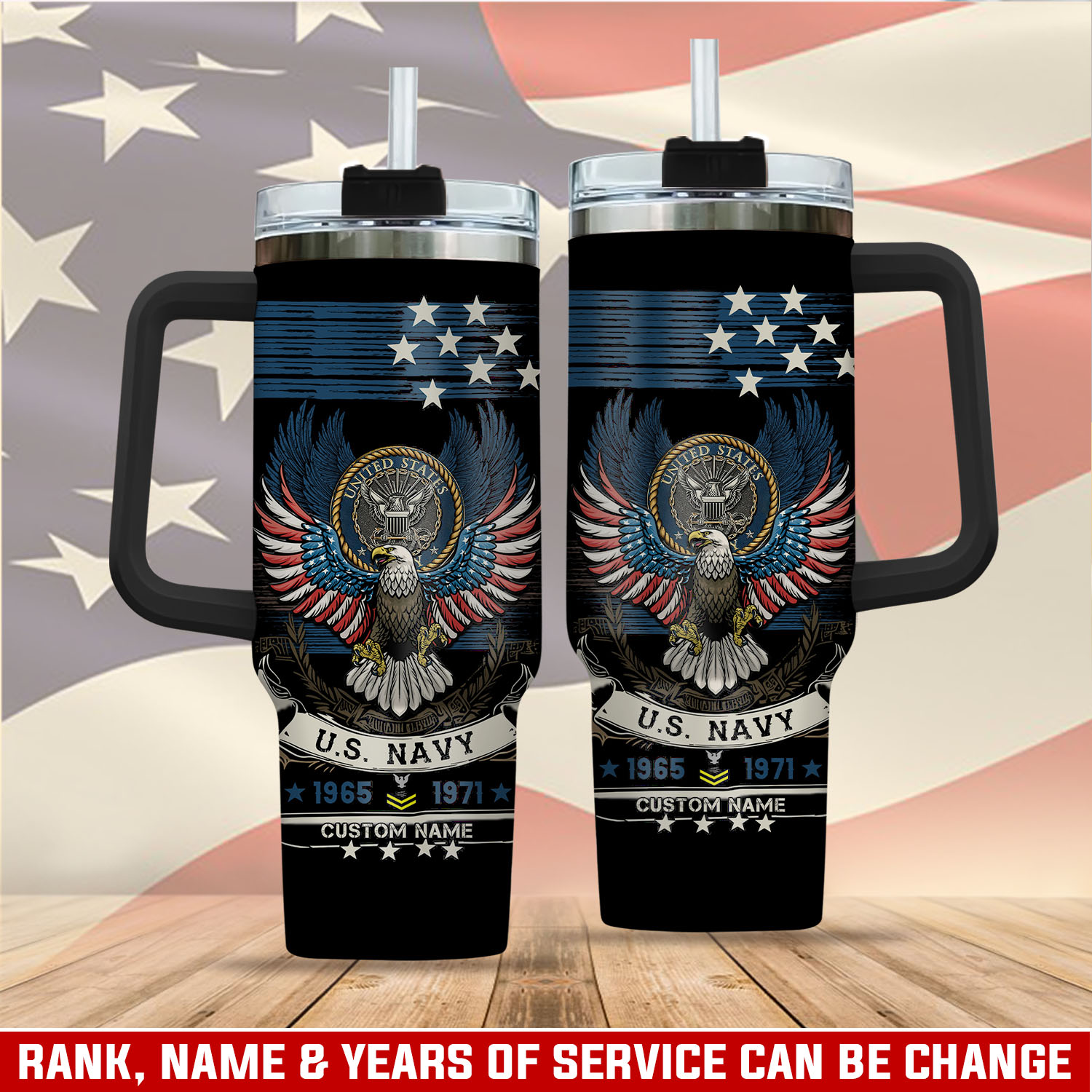 United States Navy Custom Stanley Cup 40 oz 30 oz Tumbler With HandleTVC2301405