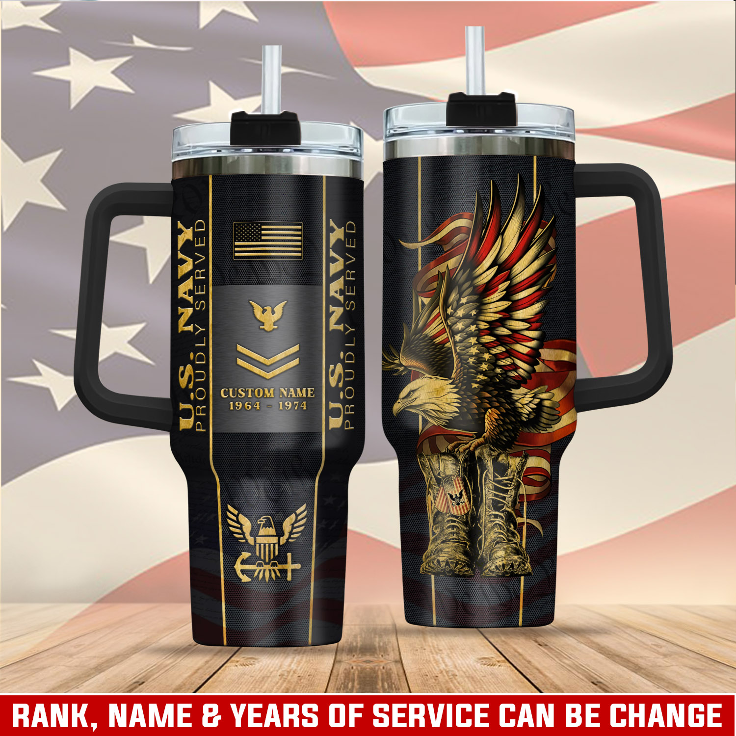 United States Navy Custom Stanley Cup 40 oz 30 oz Tumbler With HandleTVC2301408