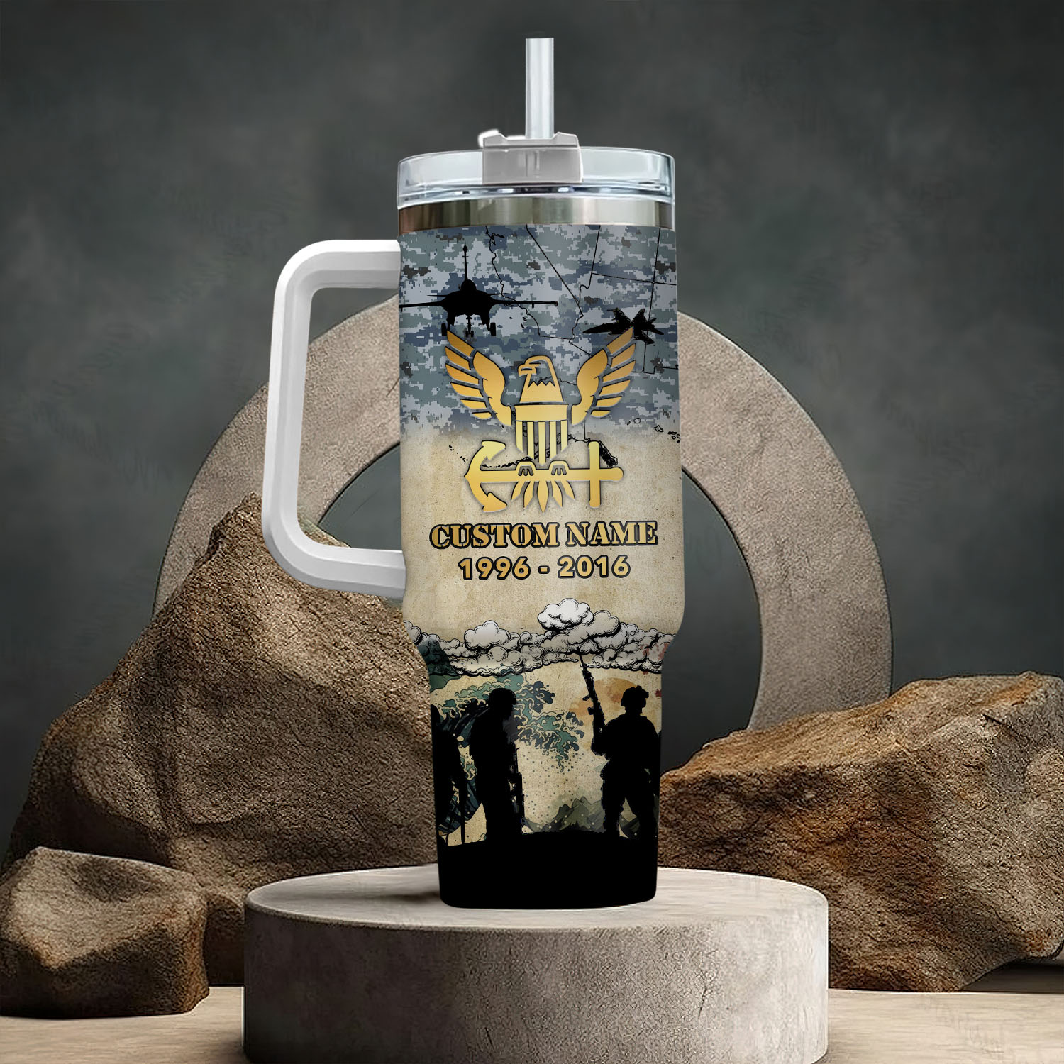 United States Navy Custom Stanley Cup 40 oz 30 oz Tumbler With HandleTVC2301408 - Image 3