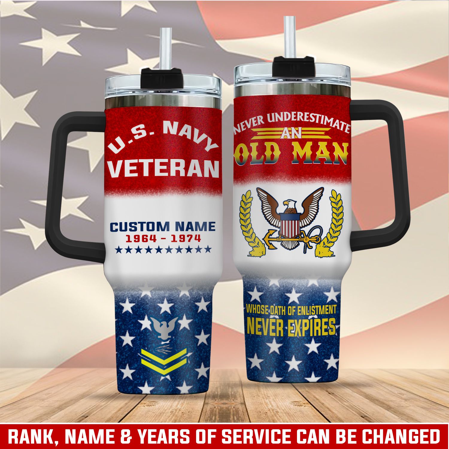 United States Navy Custom Stanley Cup 40 oz 30 oz Tumbler With HandleTVC2301411