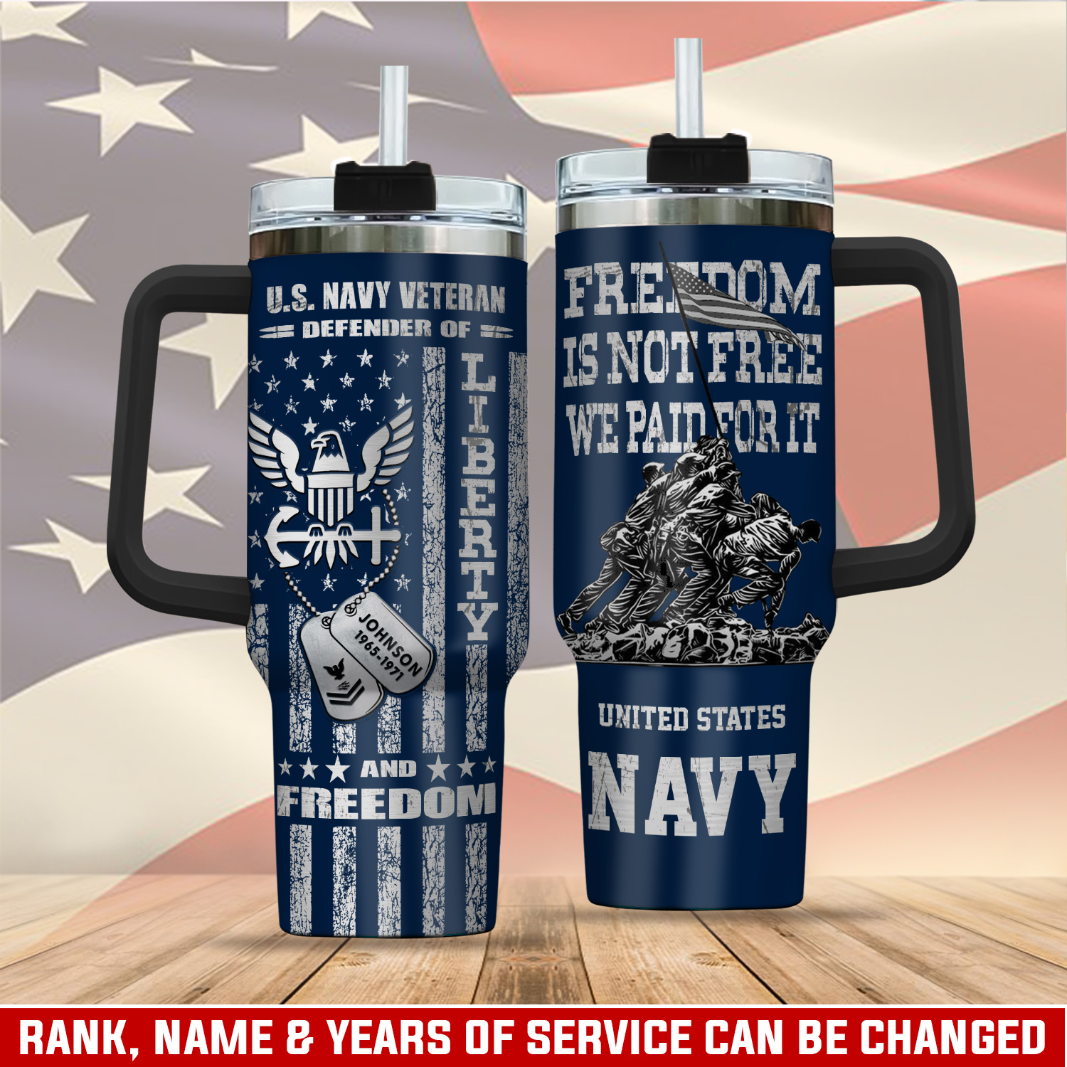 United States Navy Custom Stanley Cup 40 oz 30 oz Tumbler With HandleTVC2301411
