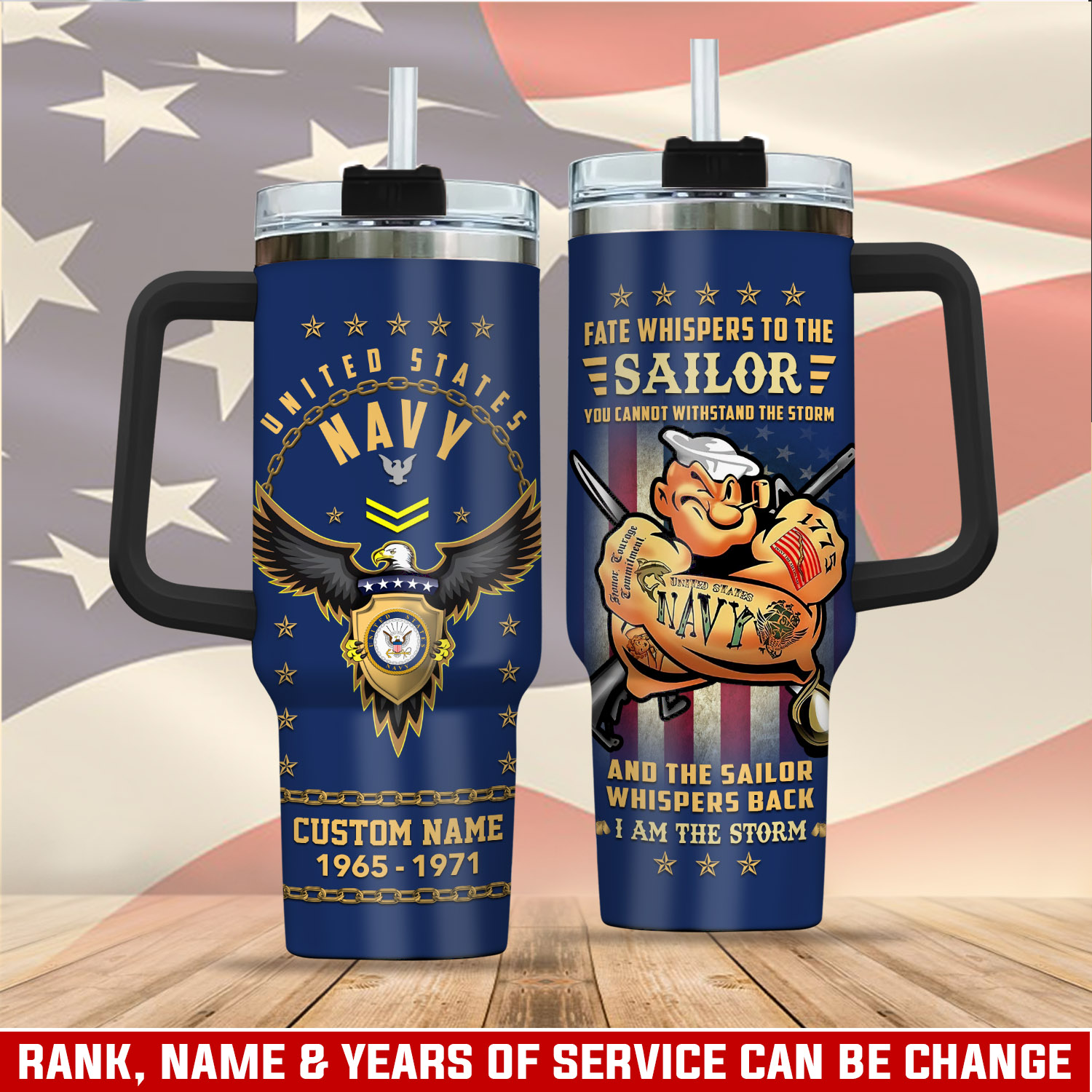 United States Navy Custom Stanley Cup 40 oz 30 oz Tumbler With HandleTVC2301412