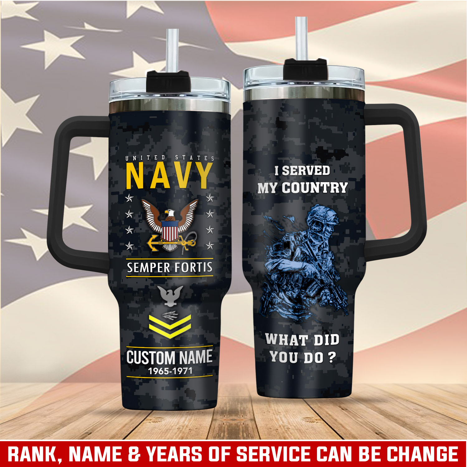 United States Navy Custom Stanley Cup 40 oz 30 oz Tumbler With HandleTVC2301412