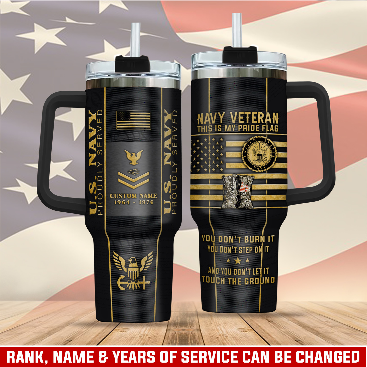 United States Navy Custom Stanley Cup 40 oz 30 oz Tumbler With HandleTVC2301413