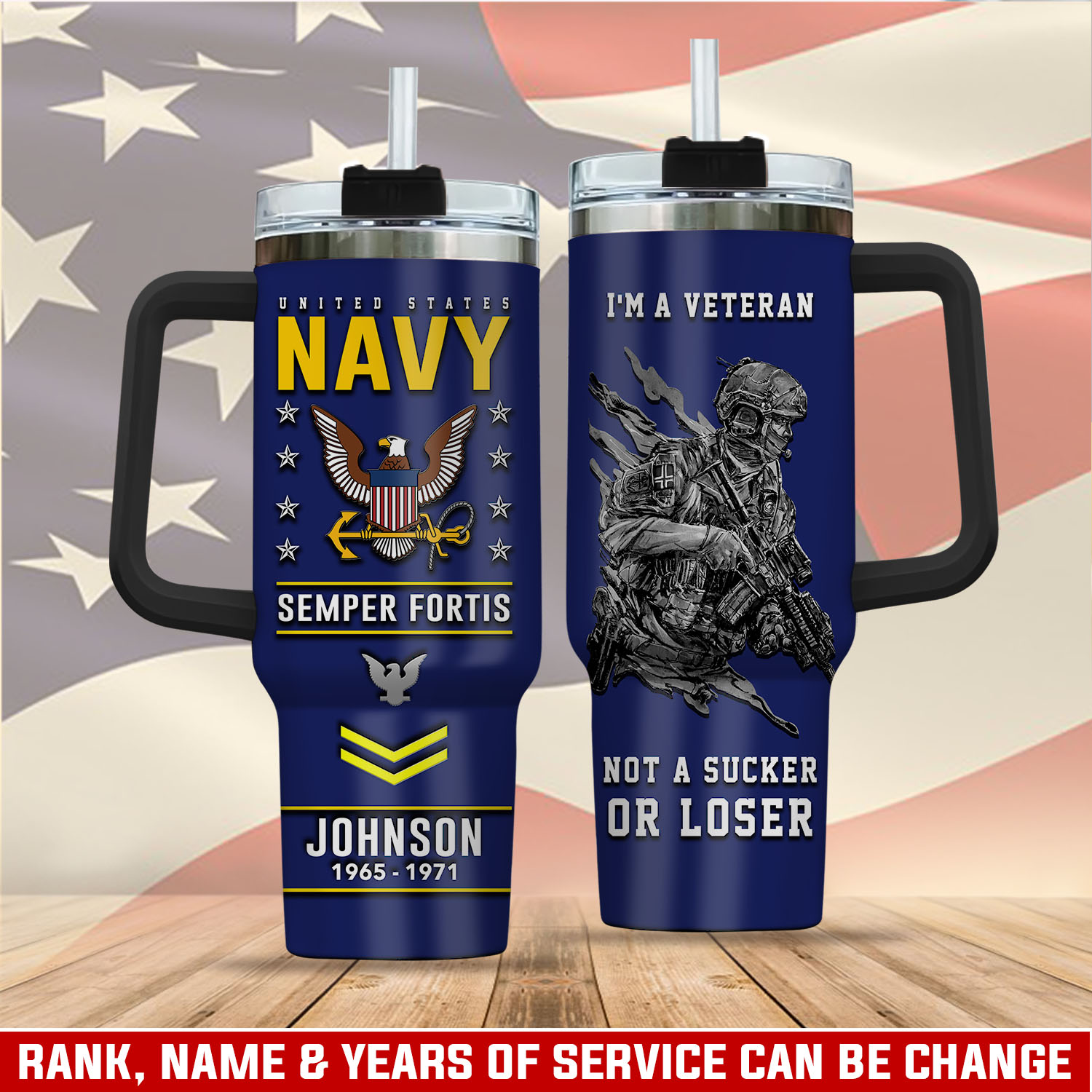 United States Navy Custom Stanley Cup 40 oz 30 oz Tumbler With HandleTVC2301413