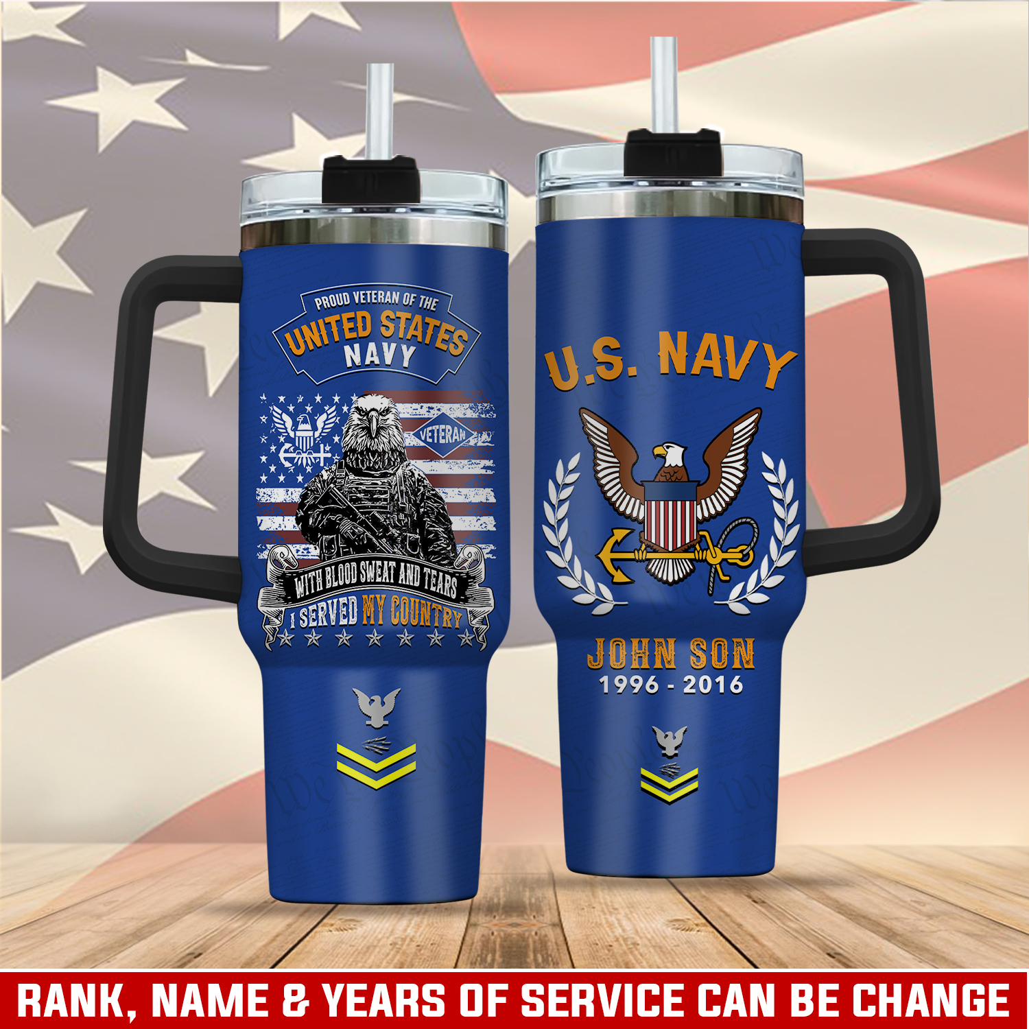 United States Navy Custom Stanley Cup 40 oz 30 oz Tumbler With HandleTVC2301762