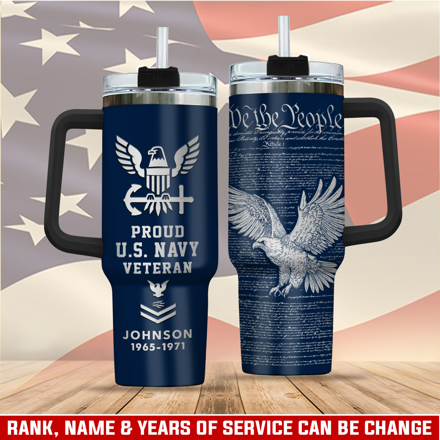 United States Navy Custom Stanley Cup 40 oz 30 oz Tumbler With HandleTVC2301762