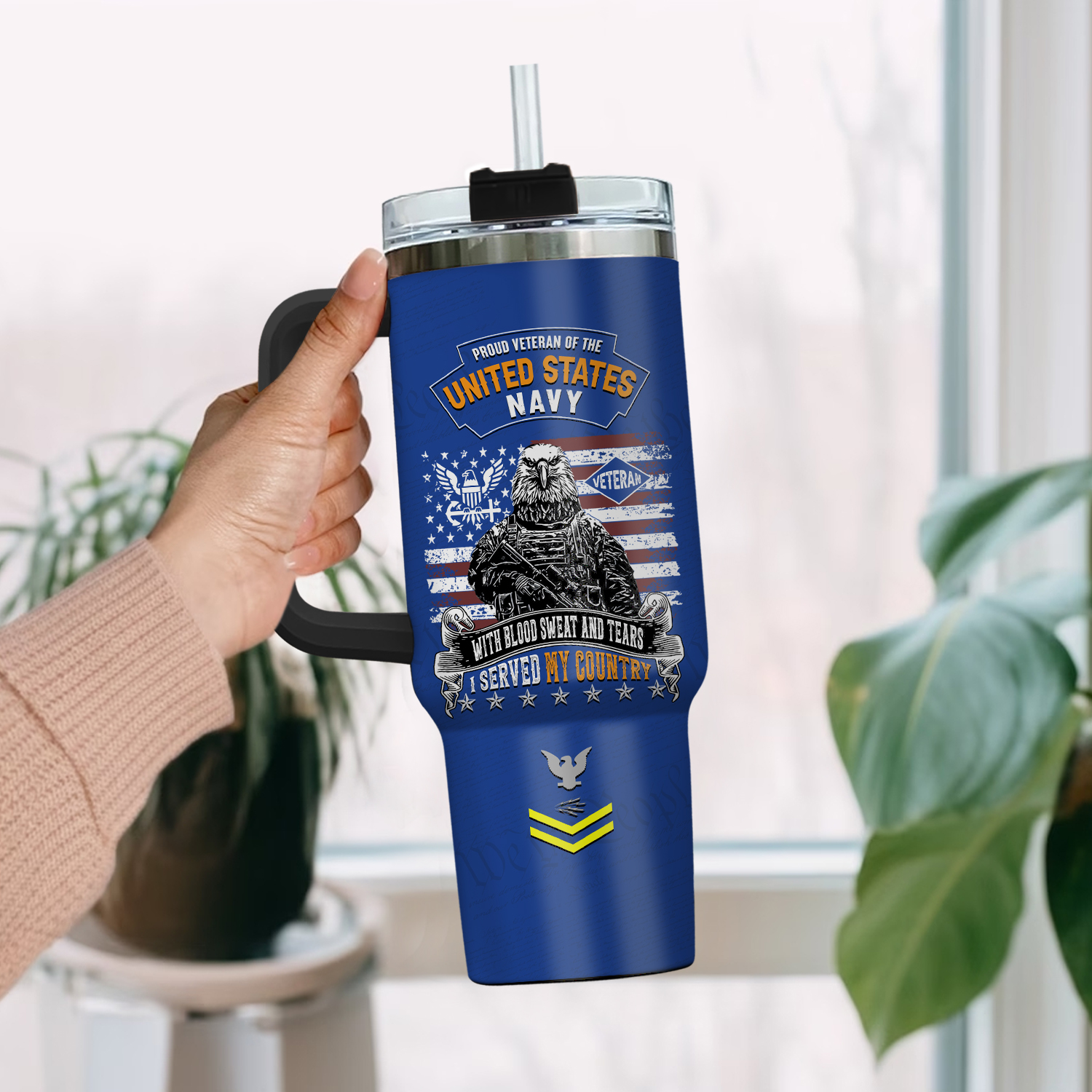 United States Navy Custom Stanley Cup 40 oz 30 oz Tumbler With HandleTVC2301762 - Image 2