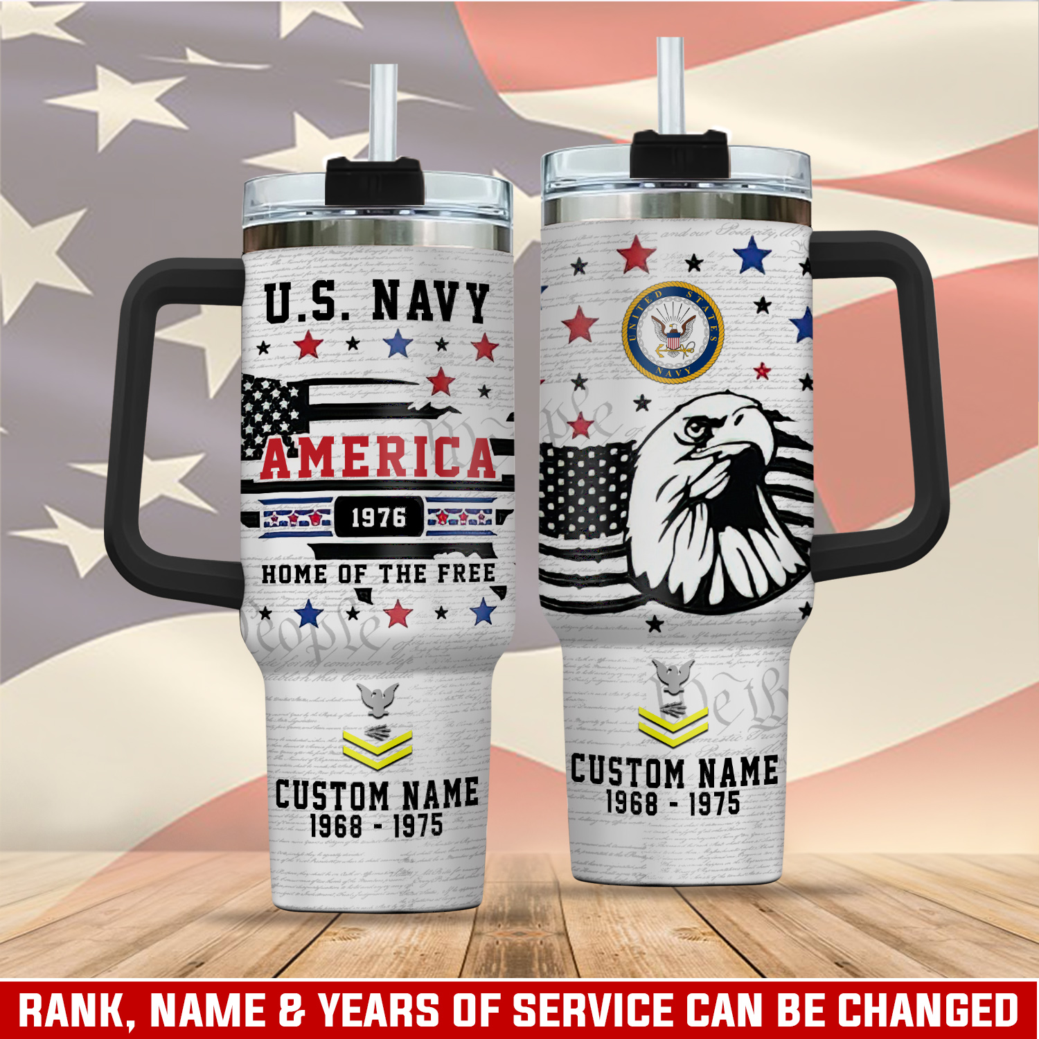United States Navy Custom Stanley Cup 40 oz 30 oz Tumbler With HandleTVC2301763