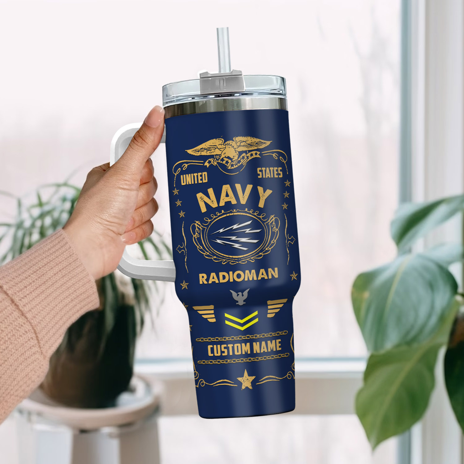 United States Navy Ratings Custom Stanley Cup 40 oz 30 oz Tumbler With HandleTVC2301763 - Image 2