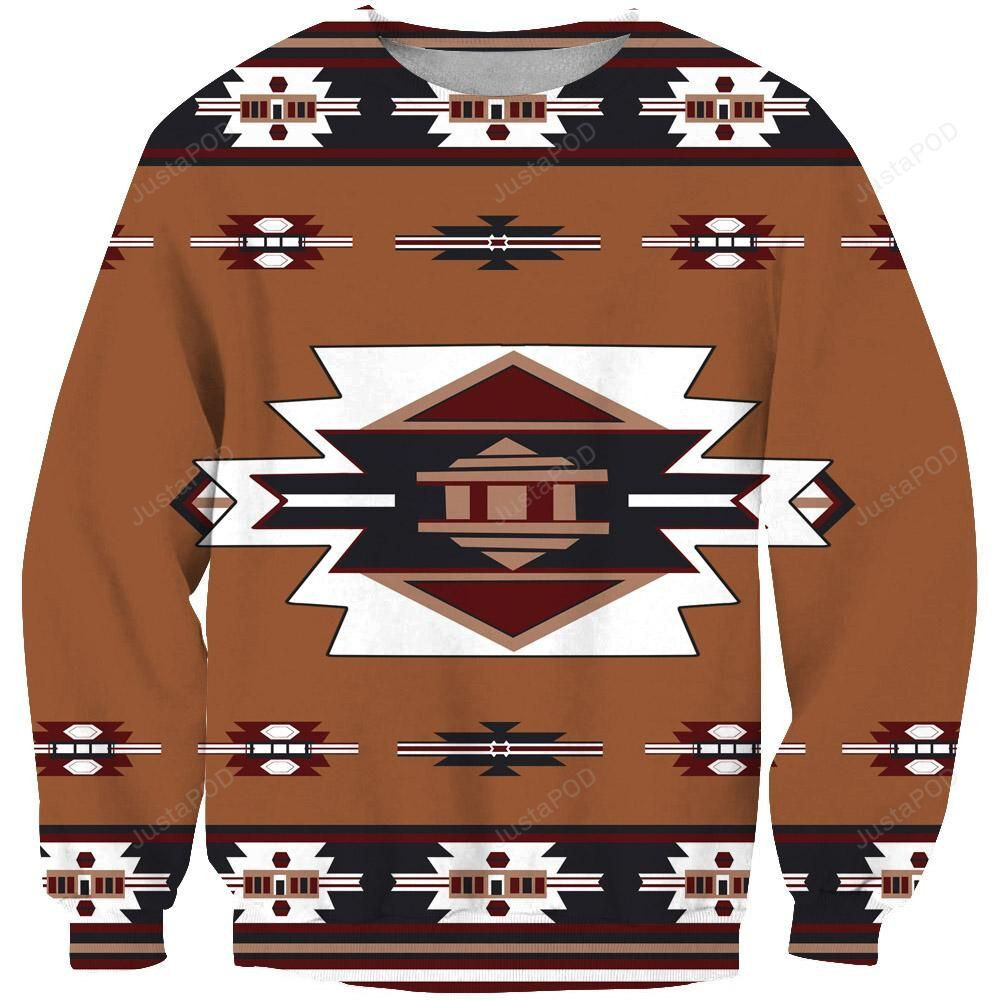 United Tribes Ugly Christmas Sweater Adult 3D Funny Matching for family