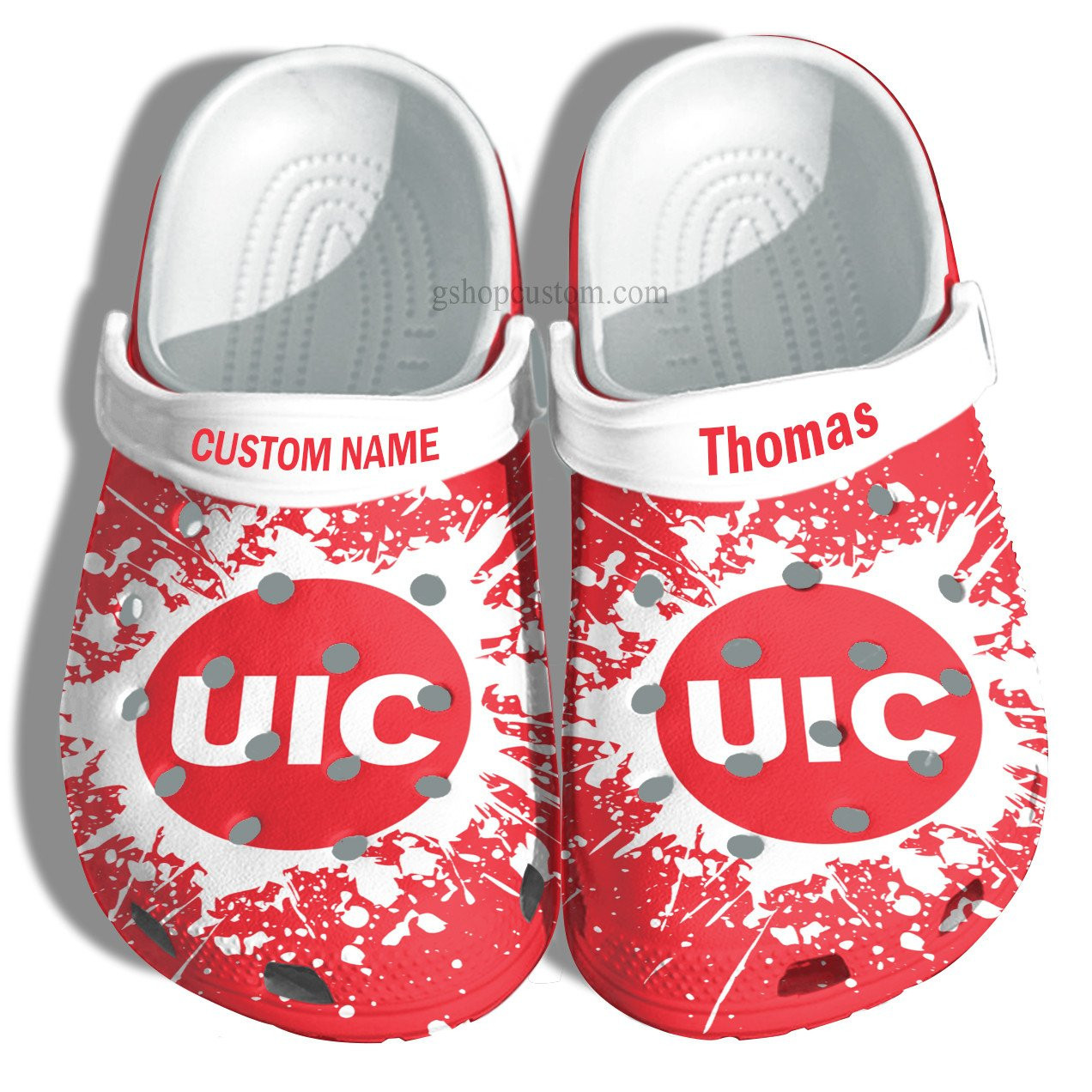 University Of Illinois At Chicago Graduation Gifts Croc Shoes Customize- Admission Gift Shoes