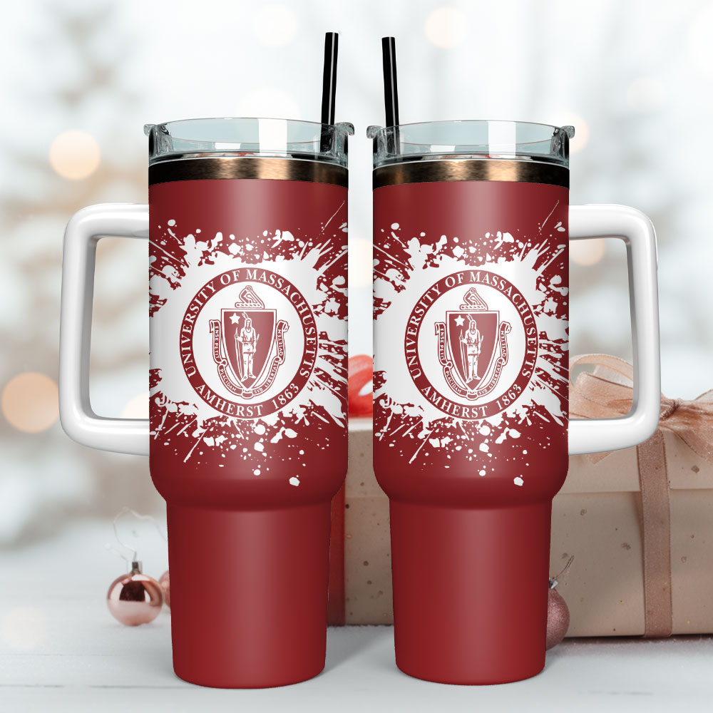 University Of Massachusetts 1863 Amherst Custom Stanley Cup 40 oz 30 oz Tumbler With HandleTVC2301247