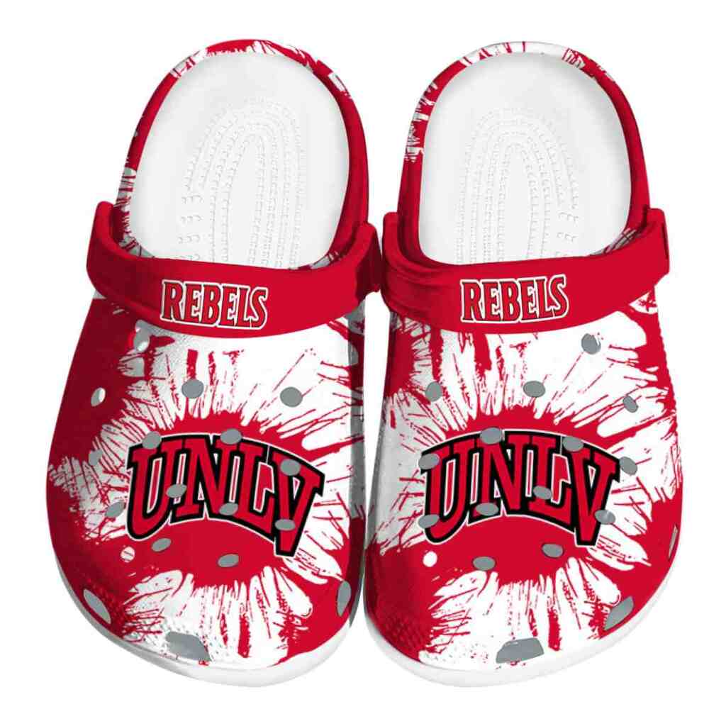 UNLV Rebels Splatter Graphics ClogTVC1801753