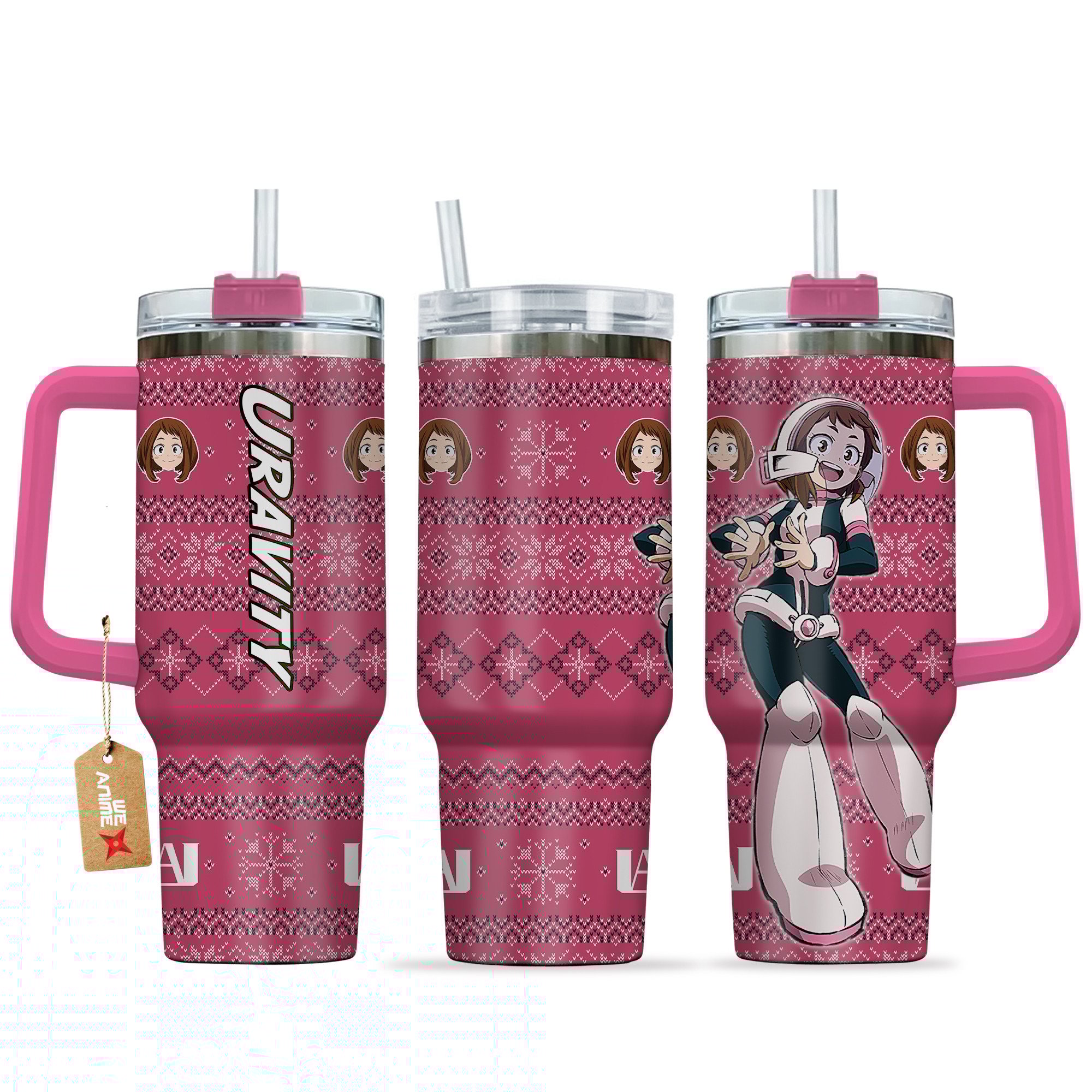 Uraraka Ochako (Uravity) My Hero Academia Anime Custom Stanley Cup 40 oz 30 oz Tumbler With HandleTVC2301165