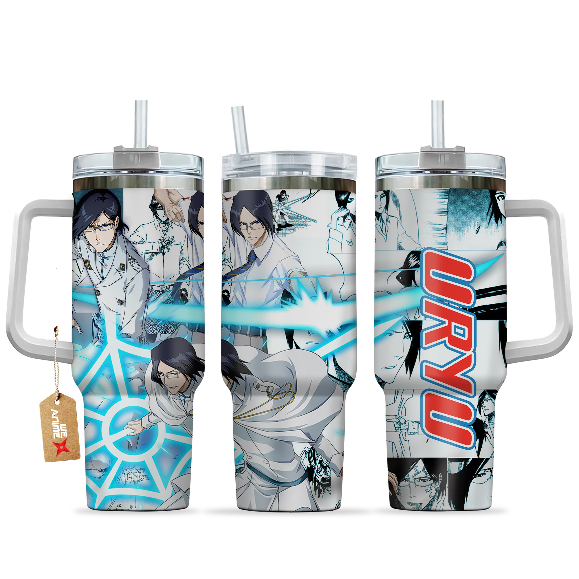 Uryu Ishida Bleach Anime Custom Stanley Cup 40 oz 30 oz Tumbler With HandleTVC2301151