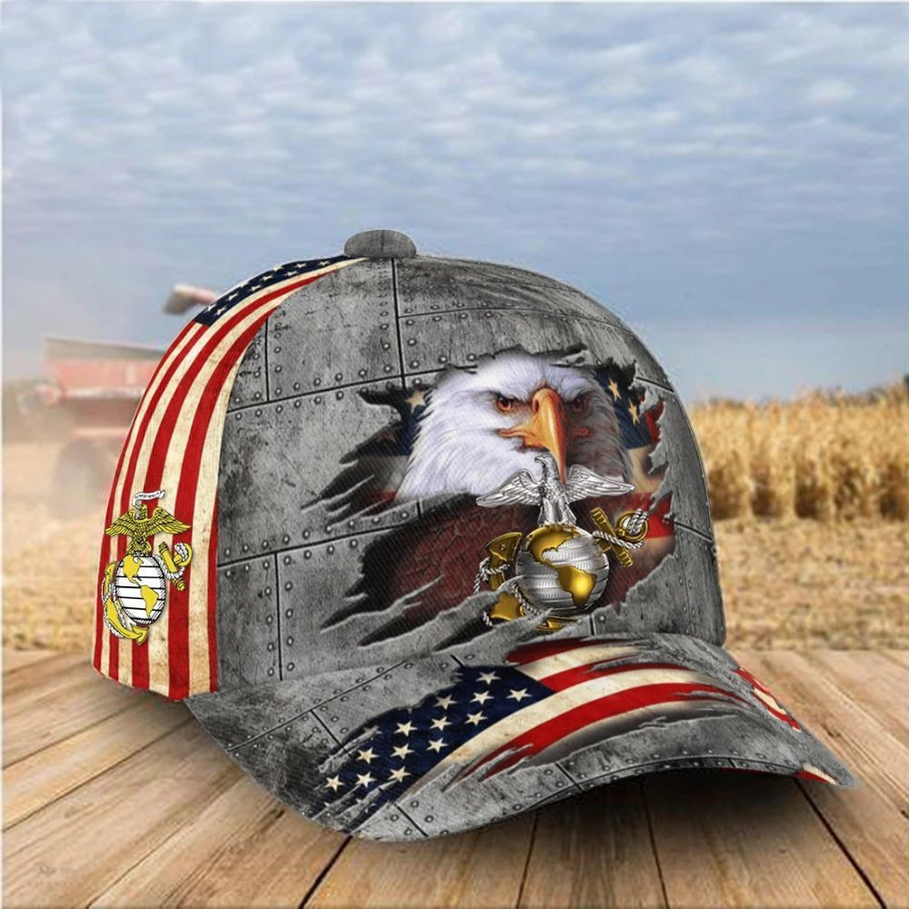 US Air Force Hat Eagle American Flag Patriotic Honoring USAF Air Force Ball Cap Merch Trucker Hats Custom Hats Gifts For Men & Women