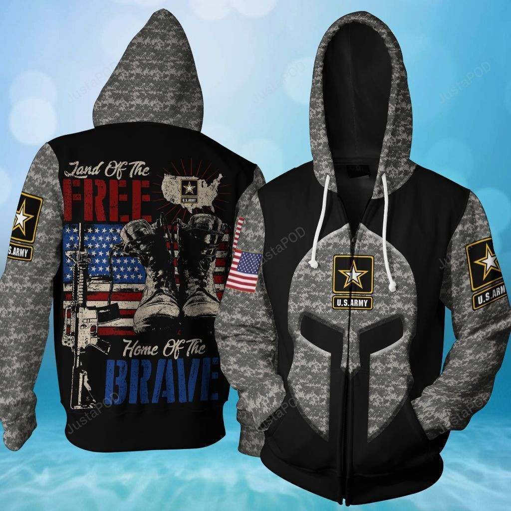Us Army 3D All Over Print Hoodie, Zip Hoodie
