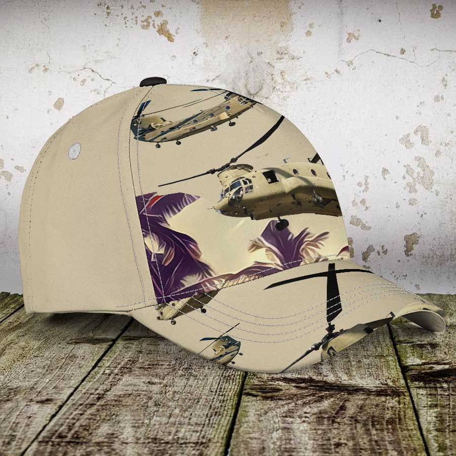 US Army Boeing CH-47 Chinook Hawaiian Cap, US Army Boeing CH-4 Hat for Man Trucker Hats Custom Hats Gifts For Men & Women