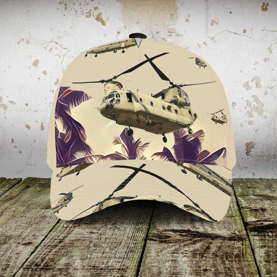 US Army Boeing CH-47 Chinook Hawaiian Cap, US Army Boeing CH-4 Hat for Man Trucker Hats Custom Hats Gifts For Men & Women