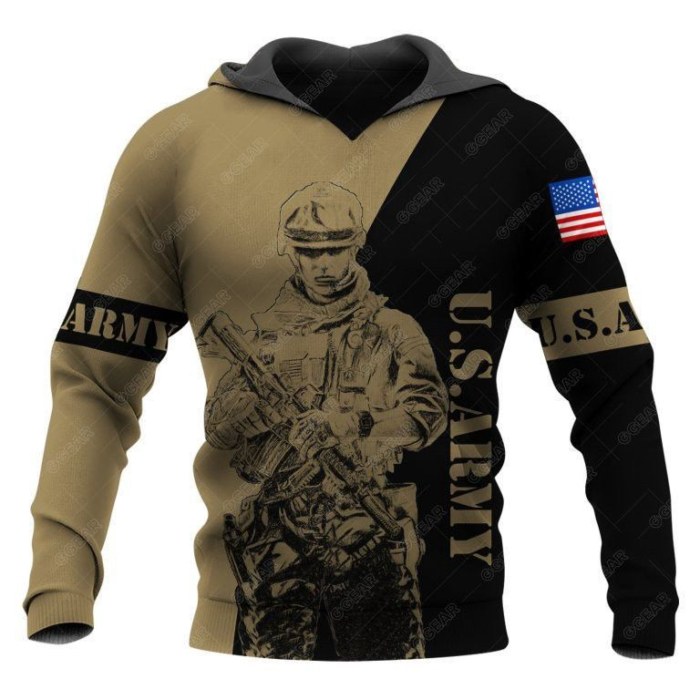 Us Army Soldiers 3D All Over Print Hoodie, Zip Hoodie