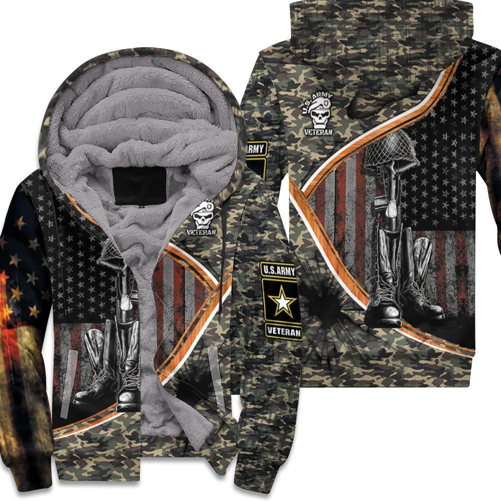 Us Army Veteran 3D All Over Print Hoodie, Zip Hoodie