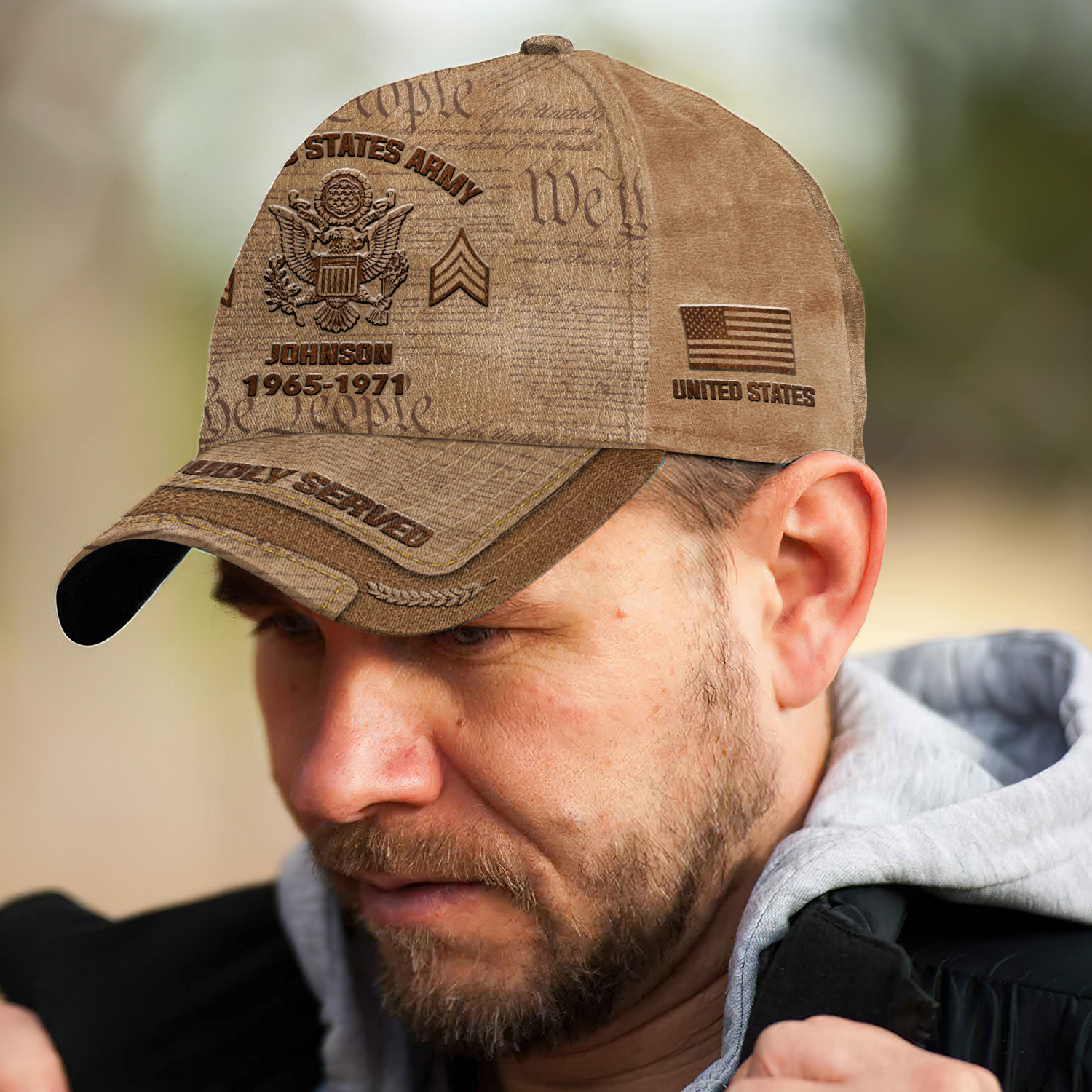US Military US Army Classic Baseball Cap Trucker Hats Custom Hats Gifts For Men & Women