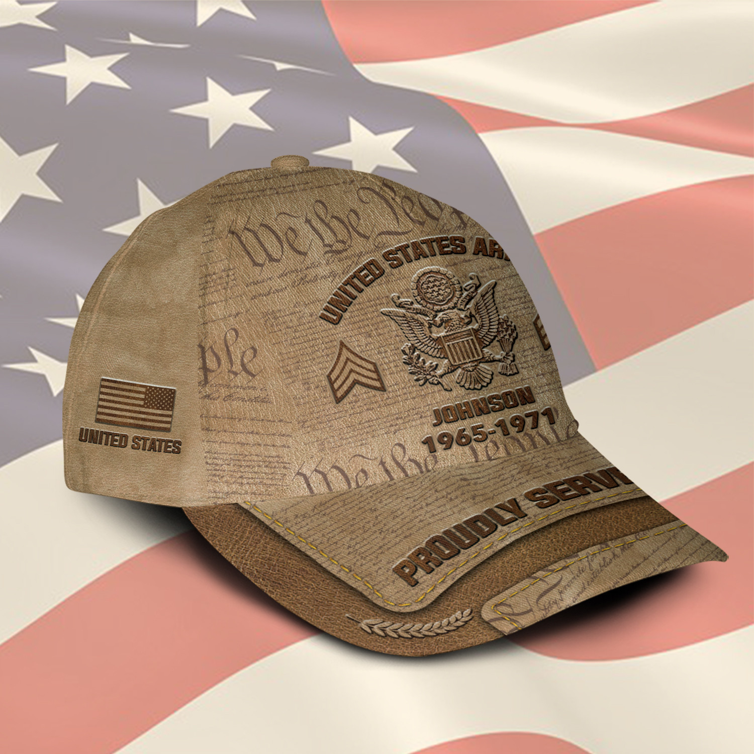 US Military US Army Classic Baseball Cap Trucker Hats Custom Hats Gifts For Men & Women