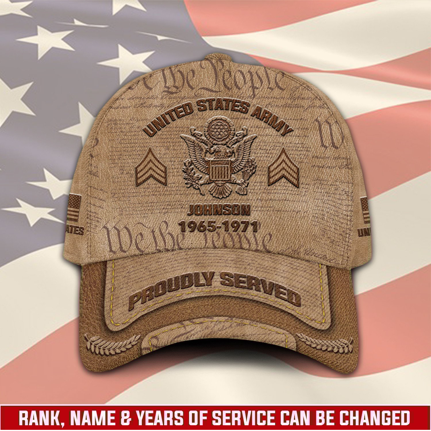 US Military US Army Classic Baseball Cap Trucker Hats Custom Hats Gifts For Men & Women