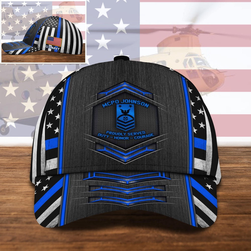 Us Navy Ball Caps, US Navy US Military Ranks US Veteran Cap All Over ...