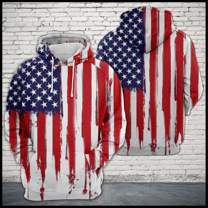 Usa Flag 3D All Over Print Hoodie, Zip Hoodie