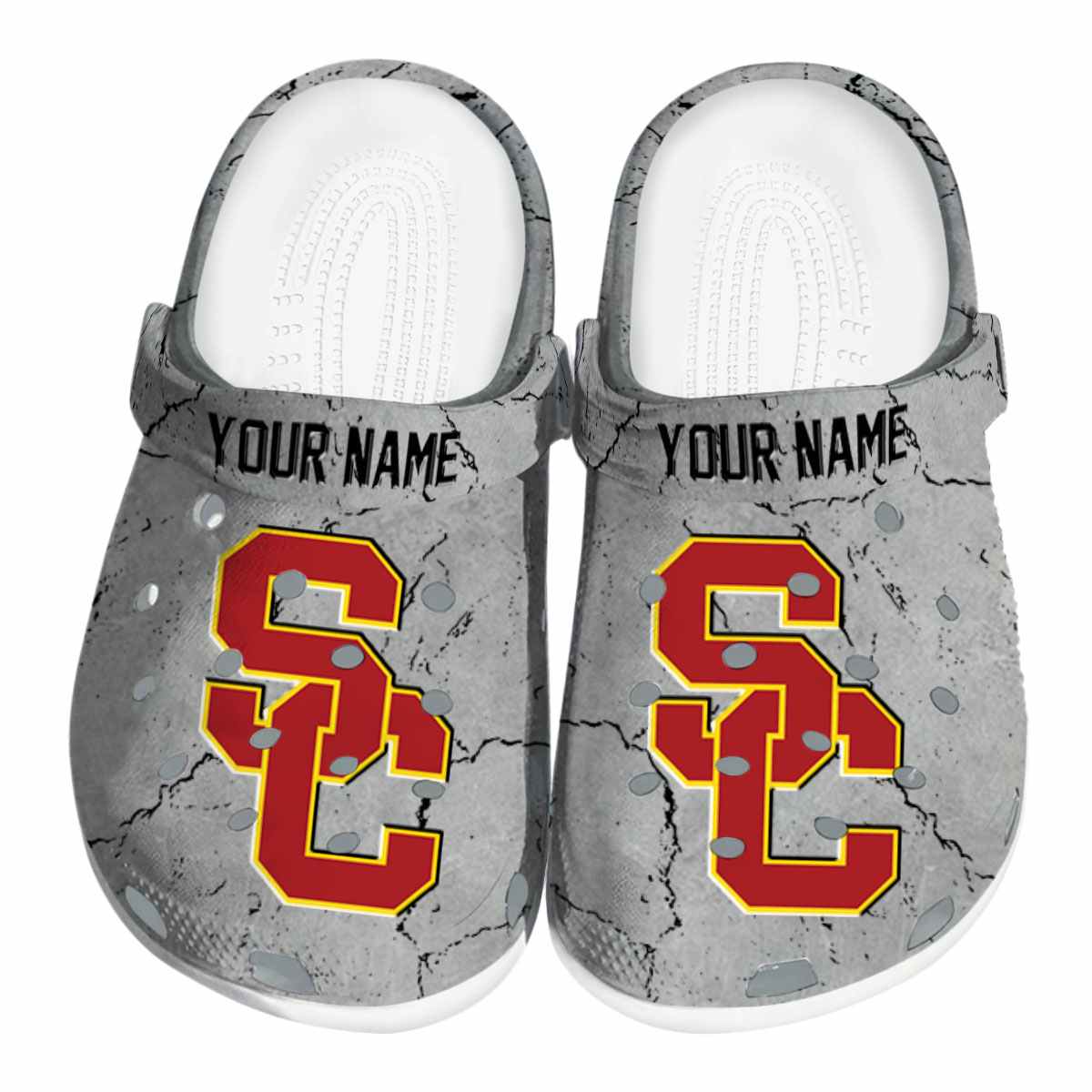 USC Trojans NCAA Sport Crocs Crocband Clogs Shoes Comfortable For Men Women and Kids