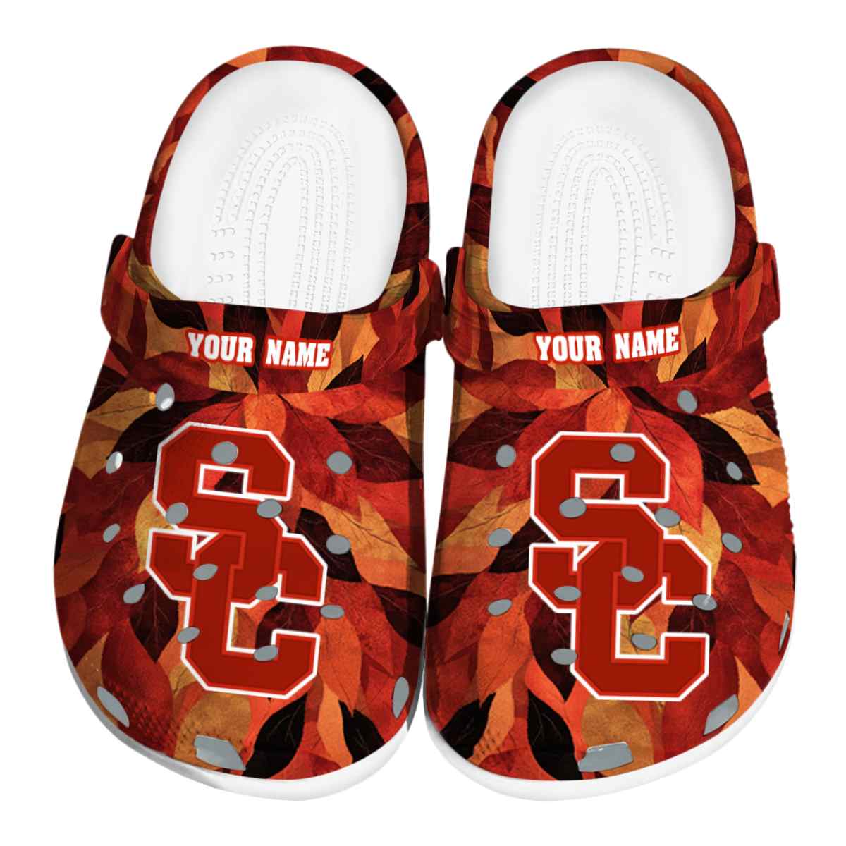USC Trojans NCAA Sport Crocs Crocband Clogs Shoes Comfortable For Men Women and Kids