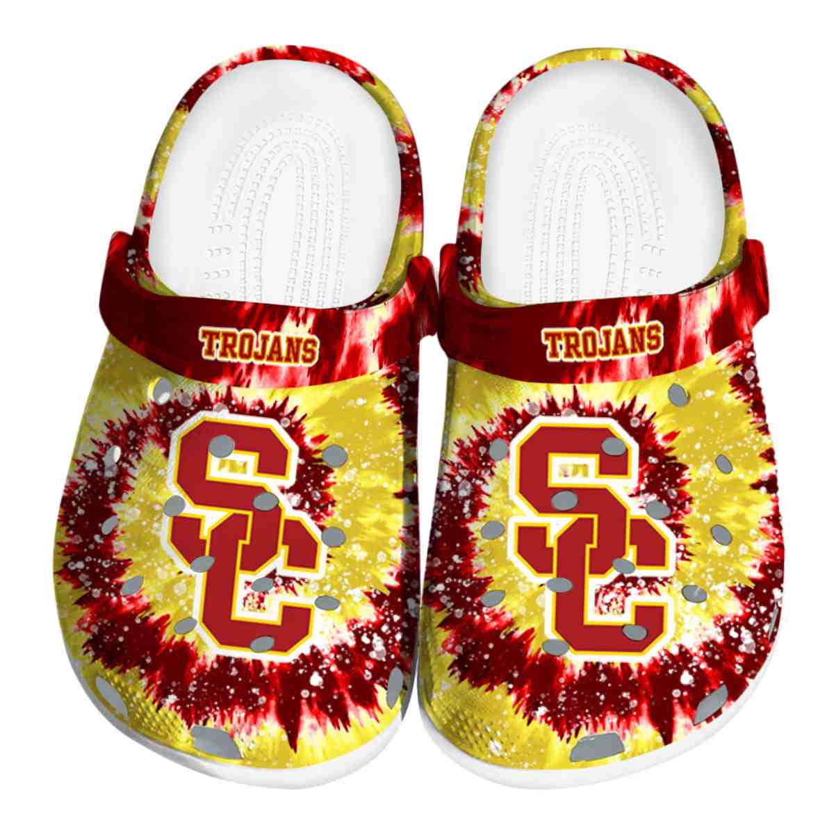 USC Trojans NCAA Sport Crocs Crocband Clogs Shoes Comfortable For Men Women and Kids