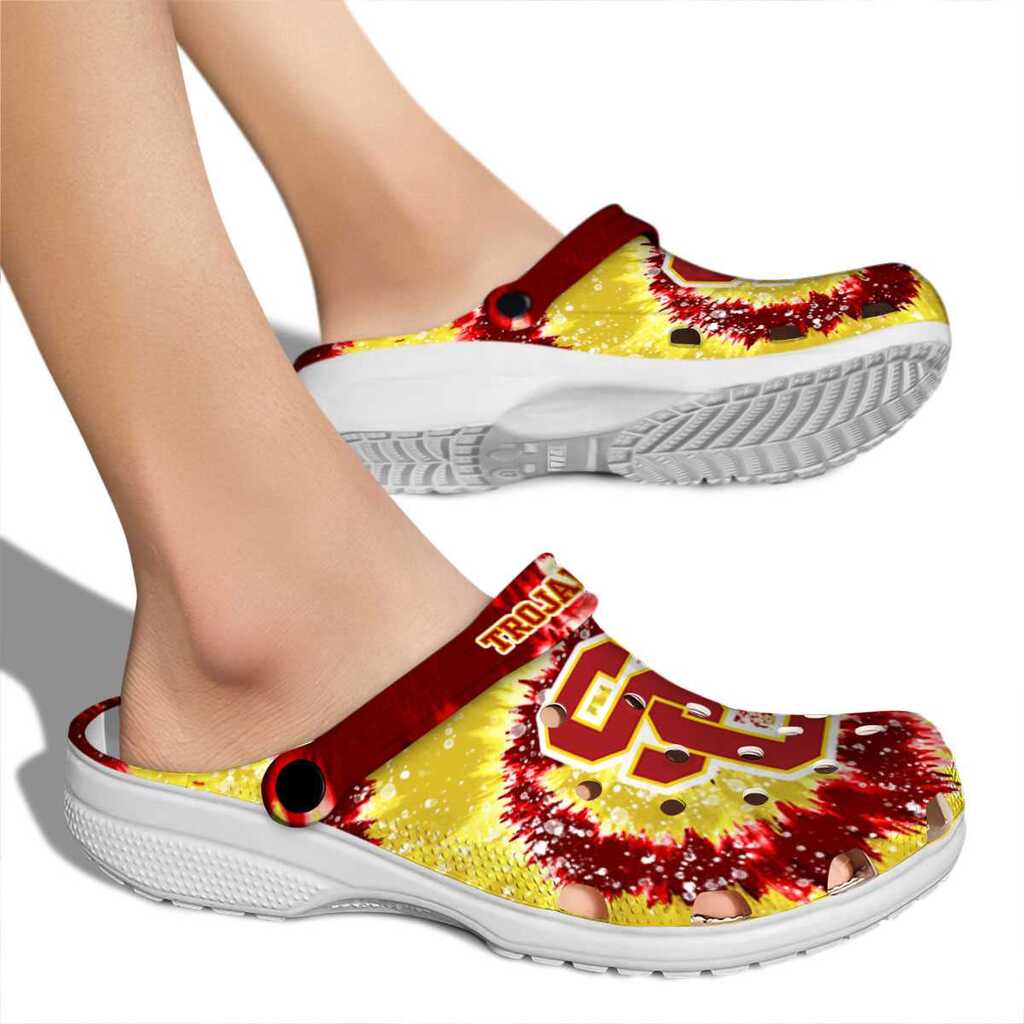 USC Trojans Radiant Burst Effect ClogTVC180160 - Image 2