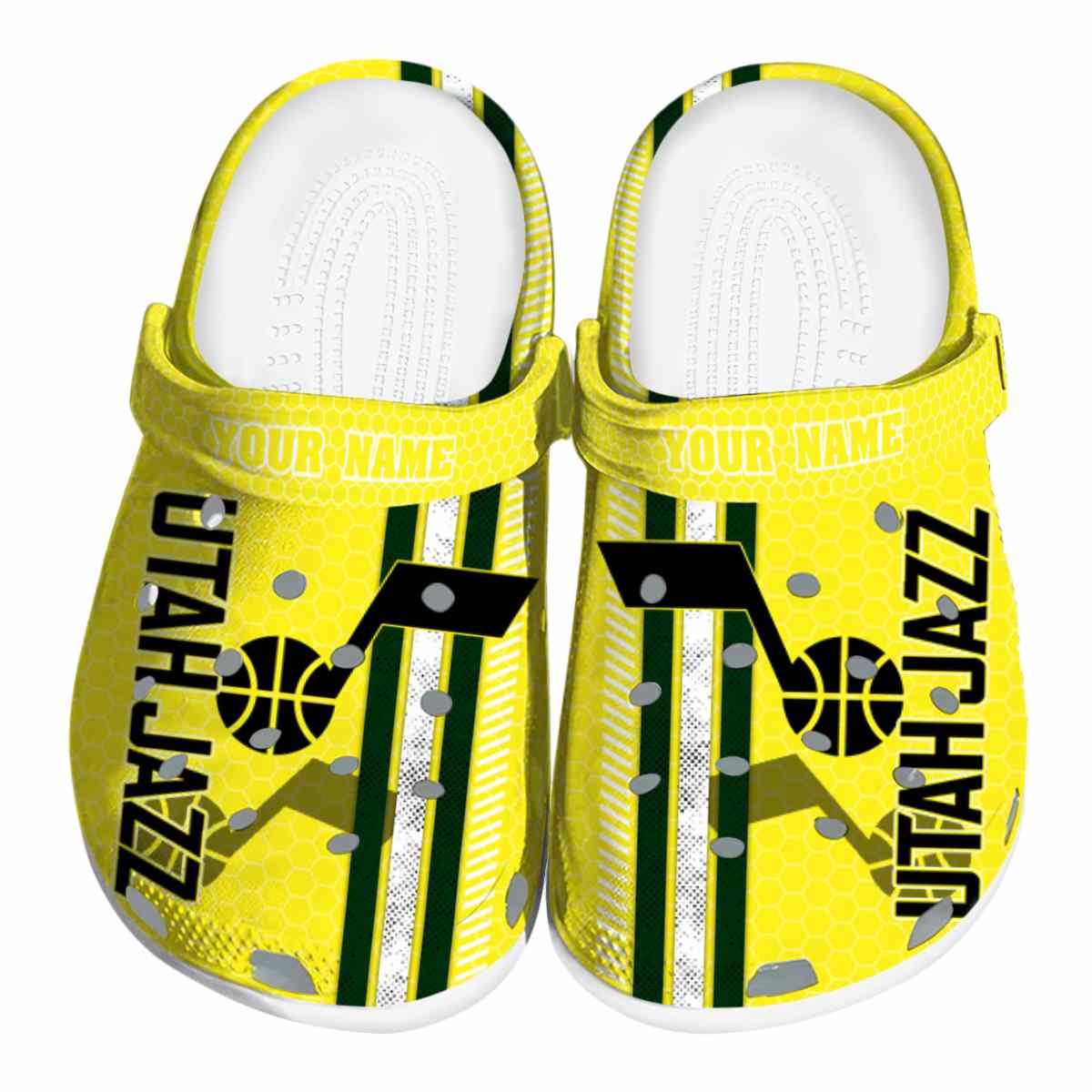 Utah Jazz NBA Sport Crocs Crocband Clogs Shoes Comfortable For Men Women and Kids